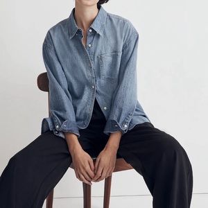 Madewell denim button up